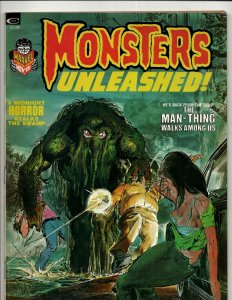 Lot Of 5 Monsters Unleashed Marvel Comic Book Magazines # 1 2 3 4 6 VF Range RS3