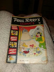 Paul Terry's Comics #99 st john 1953 Golden age gandy goose Sun Lamp In Winter