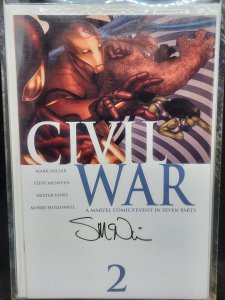 Signed by Steve McNiven - Civil War #2 (2006)