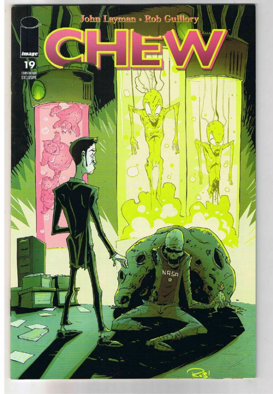 CHEW #19, 1st Print, NM, Rob Guillory, John Layman, Convention, Glows in Dark