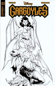 Gargoyles (Dynamite) #3Y VF/NM ; Dynamite | Disney FOC 1:10 Variant B&W