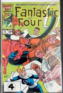 Fantastic Four #294 (1986, Marvel) NM+