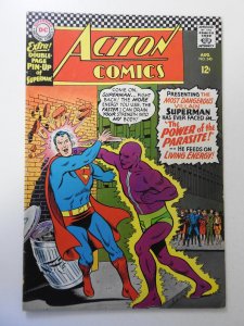 Action Comics #340 (1966) VG+ Condition moisture stain