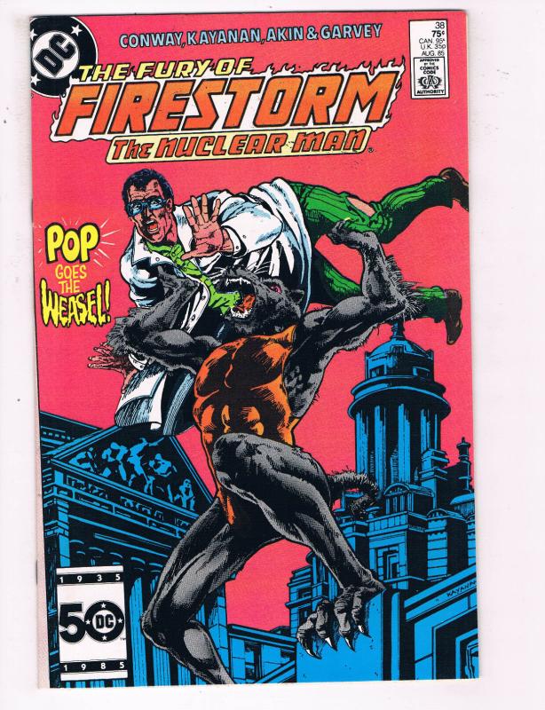 Firestorm The Nuclear Man #38 VF DC Comics Flash TV Comic Book 1985 DE21