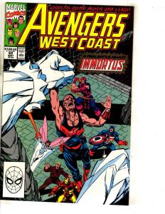 10 West Coast Avengers Marvel Comic Books # 53 54 55 56 57 58 59 60 61 62 DB3