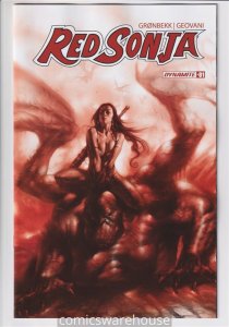 RED SONJA 2023 (2023 DYNAMITE) #1 VARIANT 1:25 CVR V PARRILLO TINT NM X12354