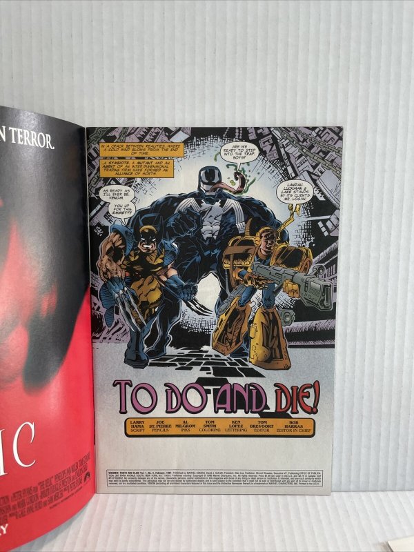Venom Tooth And Claw #3 Wolverine 