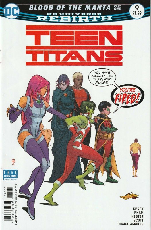 Teen Titans # 9 Cover A NM DC Rebirth 2016 Series [H2]