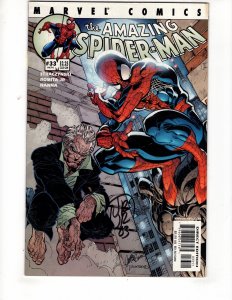The Amazing Spider-Man #33 (2001) Signed By Artist on Cover