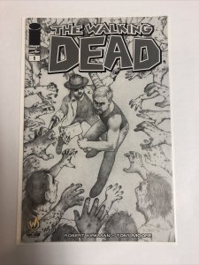 Walking Dead (2015) # 1 (NM) San Josee Wizard World Comic Con Sketch B&W