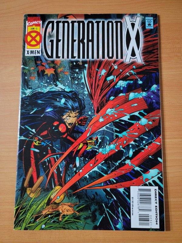 Generation X #3 Direct Market Edition ~ NEAR MINT NM ~ 1995 Marvel Comics