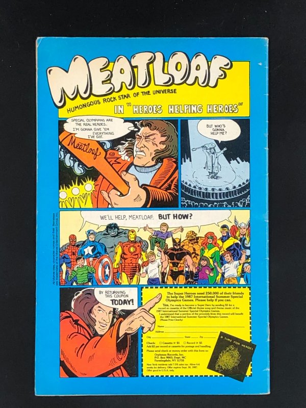 The Uncanny X-Men #223 Newsstand Edition (1987)