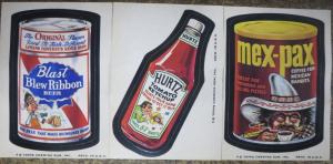 TOPPS WACKY PACKAGES-- 7th SERIES, COMPLETE! 17 Doubles! Spiegelman art!