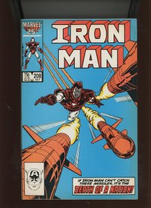 (1986) Iron Man #208: COPPER AGE! FIREFANG! (8.0/8.5)