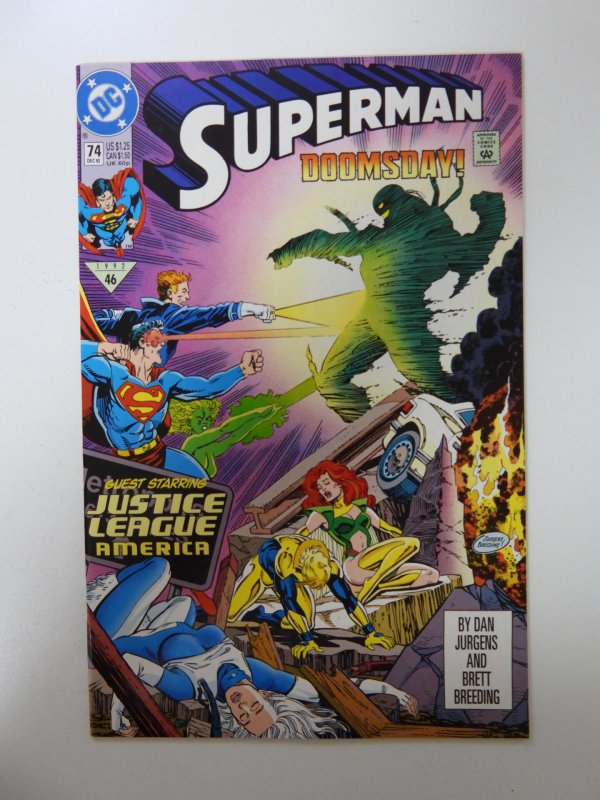 Superman #74 (1992) NM- condition