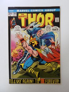 Thor #201 (1972) VG+ condition subscription crease