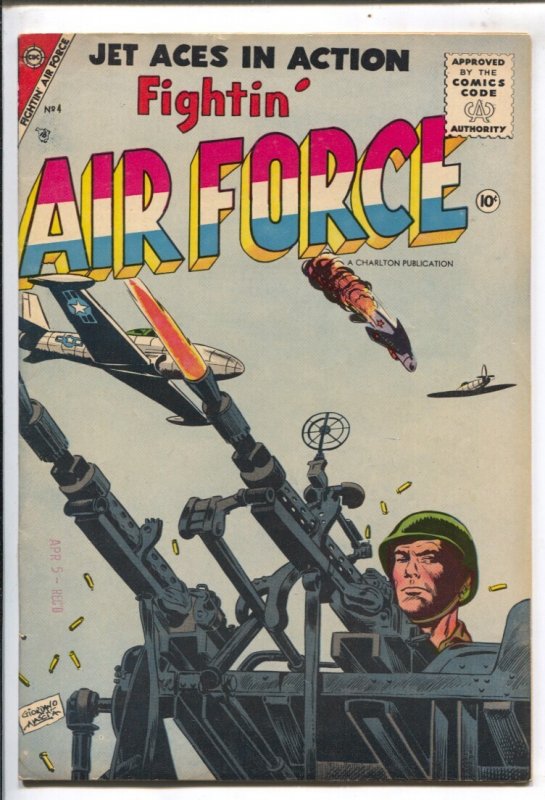 Fightin' Air Force #4  1956 - Charlton  -NM - Comic Book