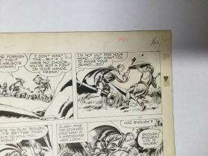 Flash Gordon Original Art Sunday Strip 1955 Mac Raboy Very Fine Condition