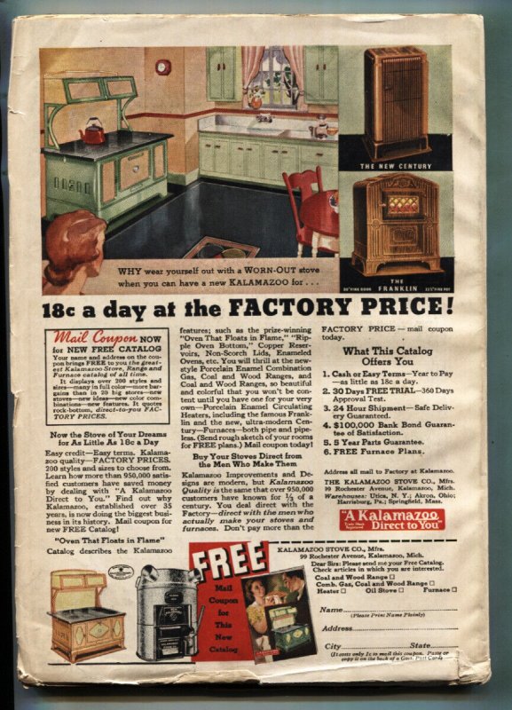 Detective Fiction Weekly 8/31/1935-Hooded menace cover-HIGH GRADE pulp mag  | Comic Books - Modern Age / HipComic