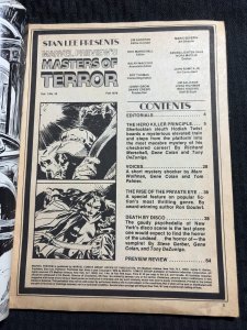 1978 MASTERS OF TERROR Marvel Preview #16 VG+ 4.5 Gene Colan & Tony DeZuniga