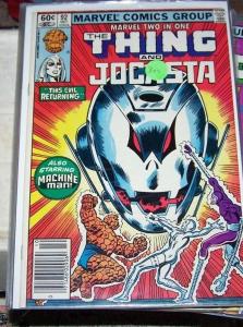 Marvel Two-In-One #92 (Oct 1982, Marvel) the thing + jocasta ultron machine man