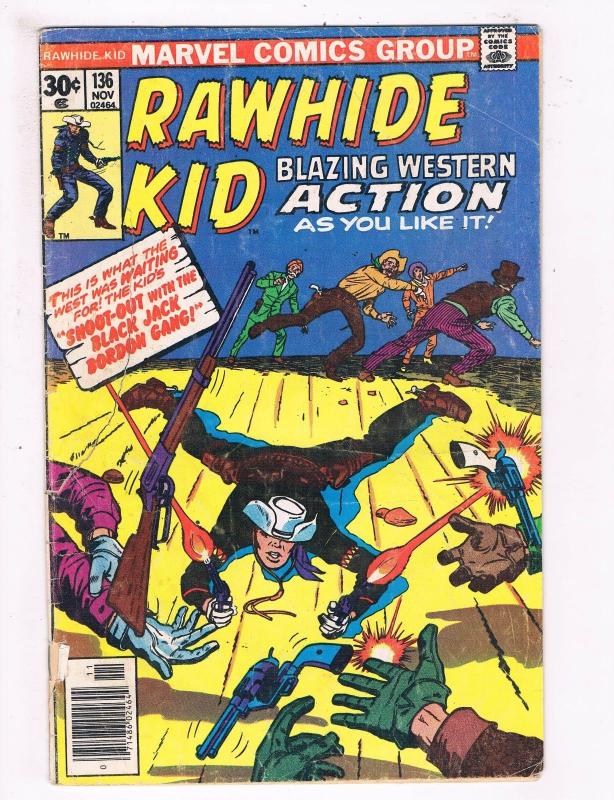 Marvel Comics Group Rawhide Kid #136 GD Marvel Comic Book Western DE4