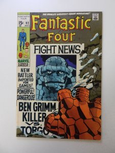 Fantastic Four #92 (1969) VF condition