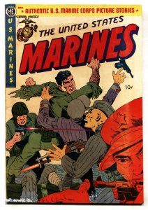 United States Marines #6 War comic book 1952- A-1 Comics #60 Golden Age