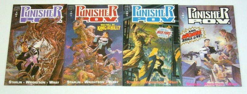 Punisher: P.O.V. #1-4 VF/NM complete series BERNIE WRIGHTSON jim starlin 2 3 POV