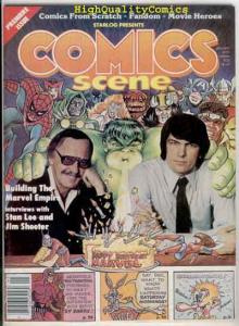 COMICS SCENE #1, VF, Undergrounds, Stan Lee, Sy Barry, 1981