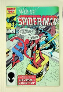 Web of Spider-Man No. 21 (Dec 1986, Marvel) - Good+