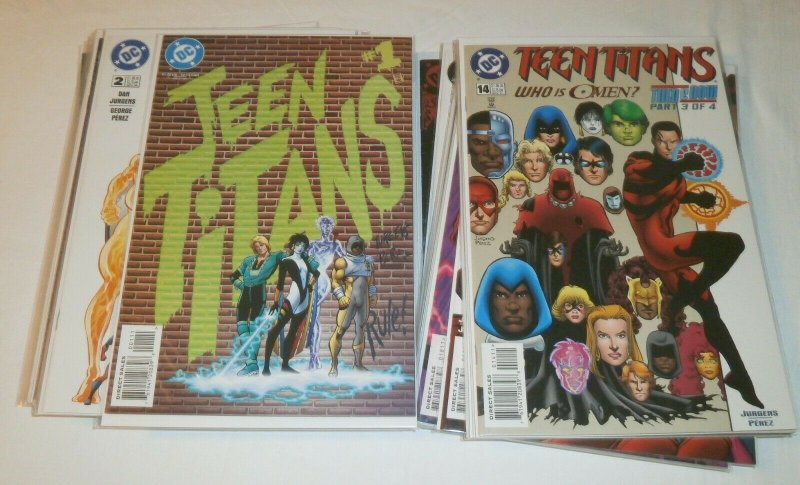 Teen Titans V2 (1996) #1-24 (no #19), Annual #1 + Jurgens Atom comics lot of 25