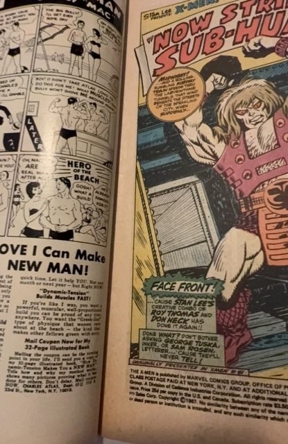 The X-Men #89 (1974)now strike the sub human