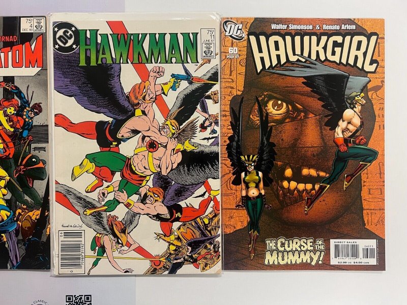 4 DC Comics Hawkgirl # 60 + Hawkman # 11 + Armageddon # 3 + Atom # 4 62 JS30