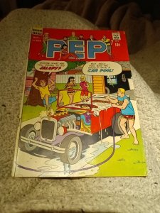 PEP #222 ARCHIE MOOSE DILTON 1968 SILVER AGE COMICS HOT ROD Betty Bikini Pinup