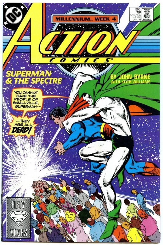 Action Comics 596 Jan 1988 NM- (9.2)