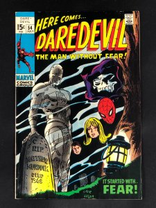Daredevil #54 (1969) 1st Appearance of the Second Mister Fear
