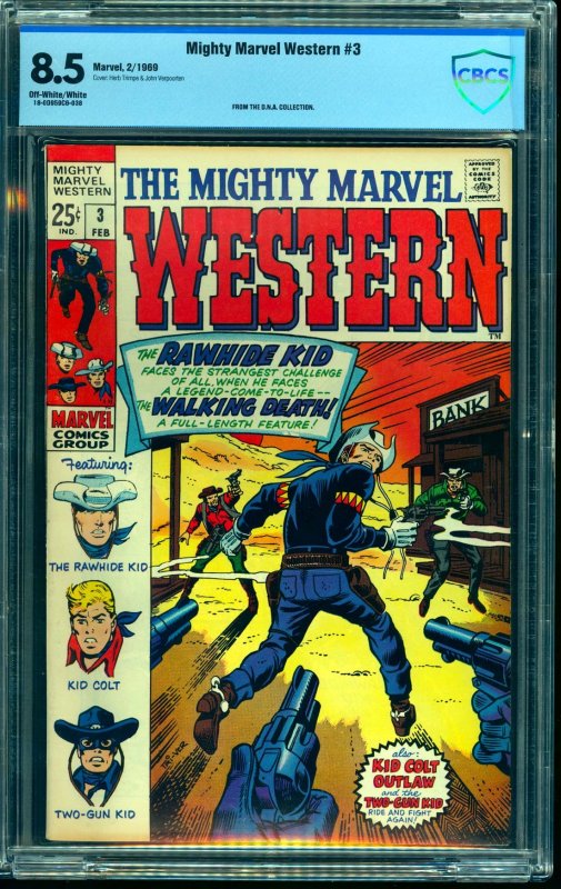 Mighty Marvel Western #3 CBCS VF+ 8.5 Off White to White