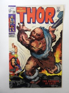 Thor #159 (1968) VG+ Condition!