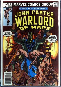 John Carter Warlord of Mars #16 (1978)