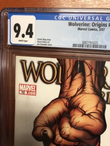 Wolverine: Origins (2007) # 10 (CGC 9.4) 1st App Of Daken Omega Red& Jubilee App