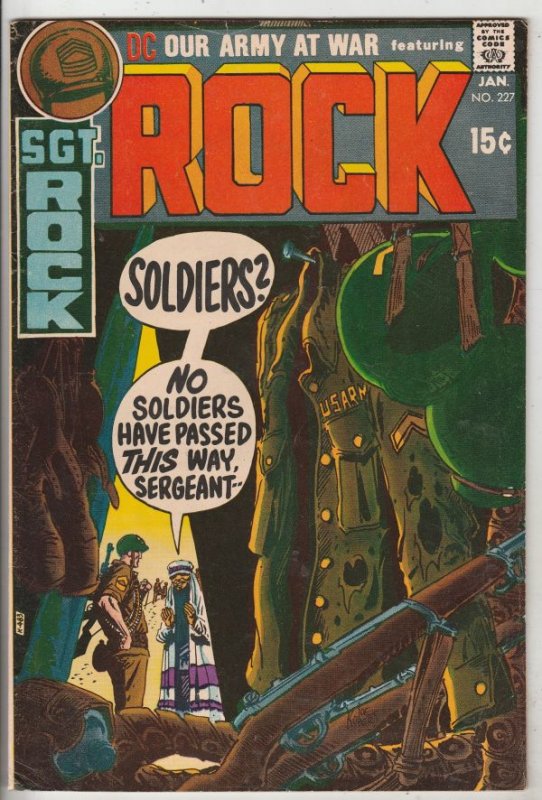 Our Army at War #227 (Jan-71) VF+ High-Grade Easy Company, Sgt. Rock