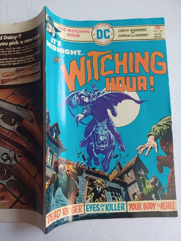 The Witching Hour #57 - Death cover - Horror - 1976 - FN/VF