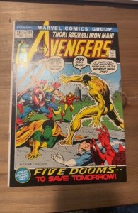 The Avengers #101 (1972)Five Dooms to save tomorow Harlan Ellison/