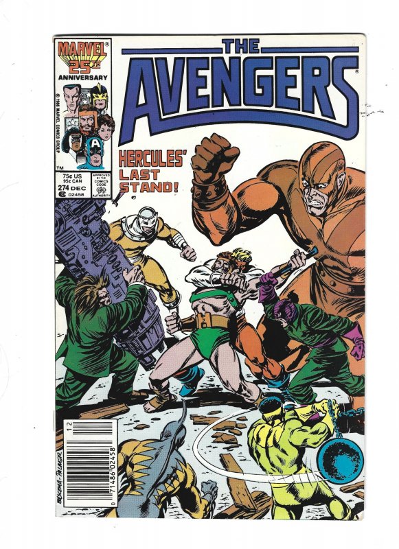 The Avengers #274 (1986) b1