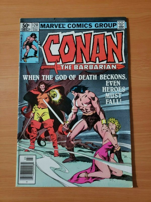 Conan the Barbarian #120 Newsstand Edition ~ NEAR MINT NM ~ 1981 Marvel Comic