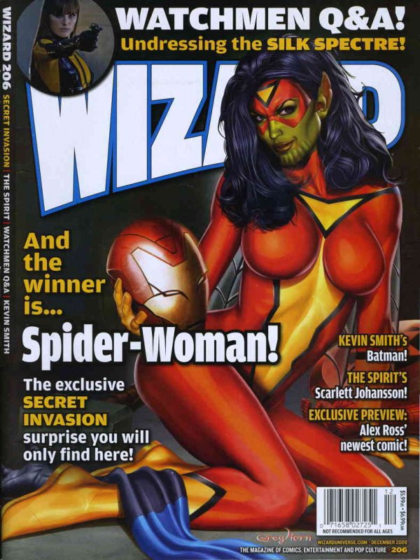 Wizard: The Comics Magazine #206B FN ; Wizard | Greg Horn Spider-Woman