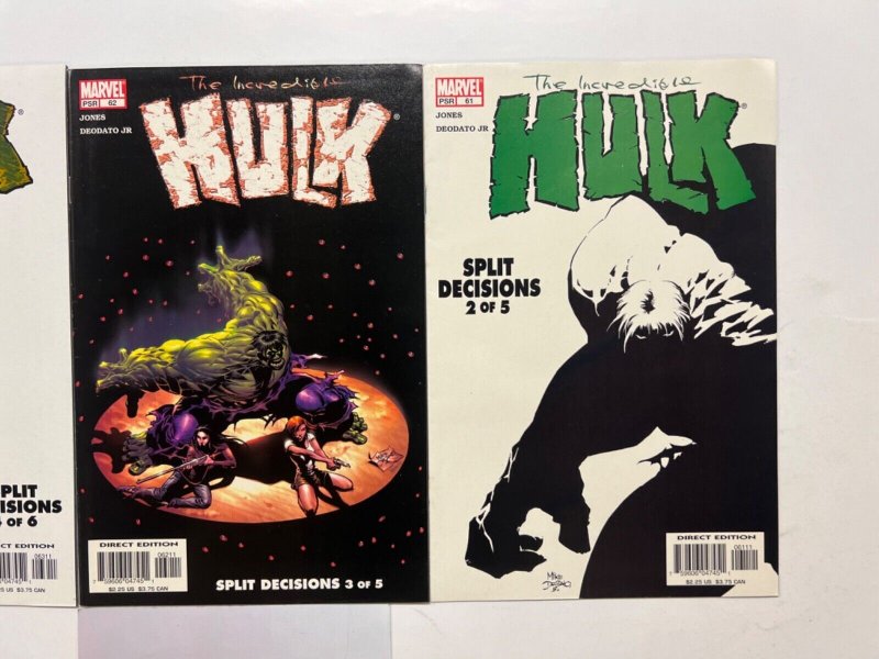 3 Hulk Marvel Books # 61 62 63 Iron Man Avengers Defenders Thor Hulk 81 JS42