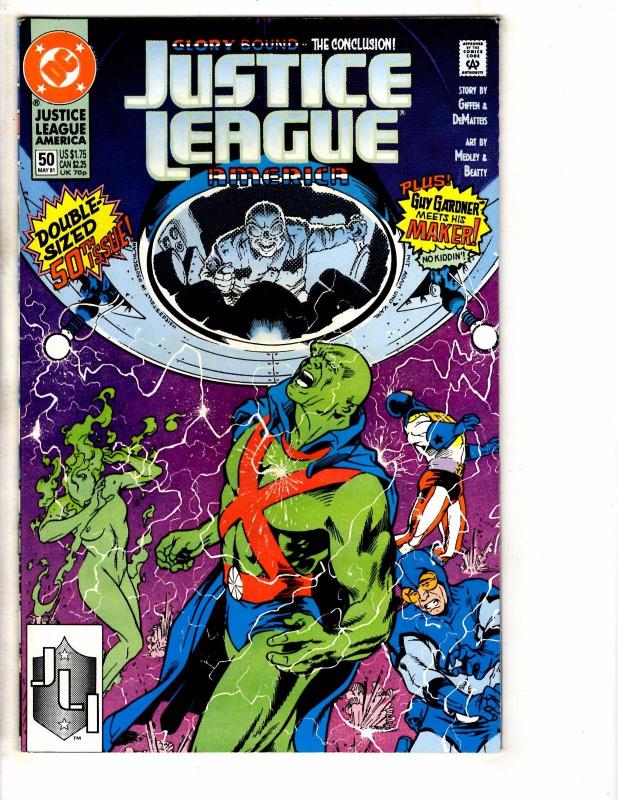 Lot Of 8 Justice League DC Comics Europe 1 14 24 America 50 60 61 62 63 J256