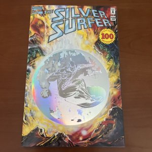 Silver Surfer #100 NM (1995) NEWSSTAND Variant    Hologram Cover